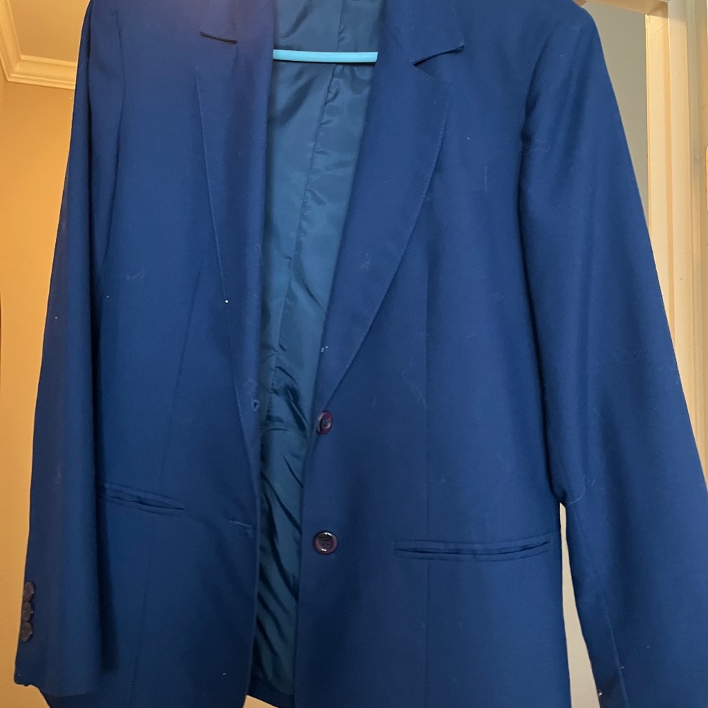 Blue blazer size 12